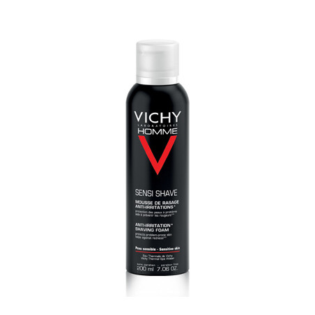 Vichy Homme Espuma de Afeitar Piel Sensible 200ml