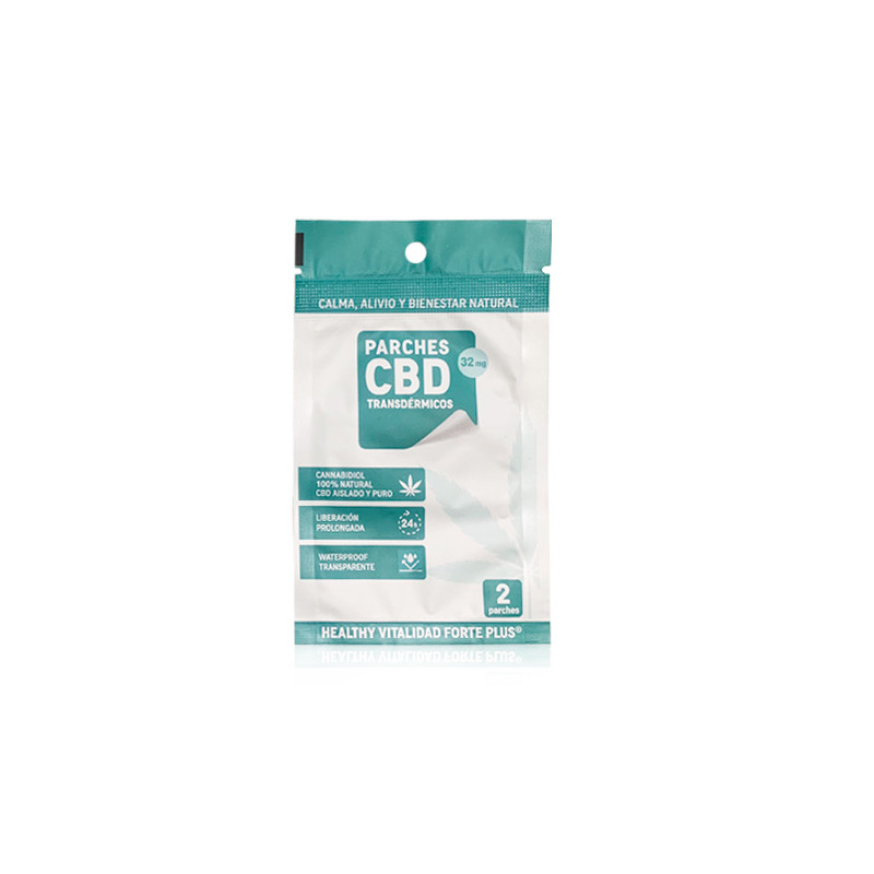Healthy Vitalidad Forte Plus Parches CBD 32mg 2 Uds