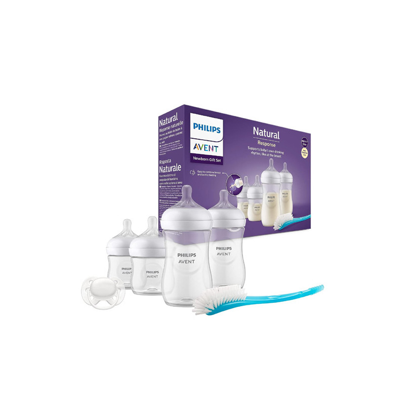 Avent Natural Response Set Regalo Recien Nacido 6 Productos
