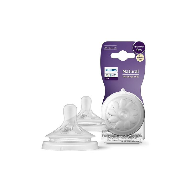 Avent Tetina Natural Response Flujo 1 0m 2 Uds