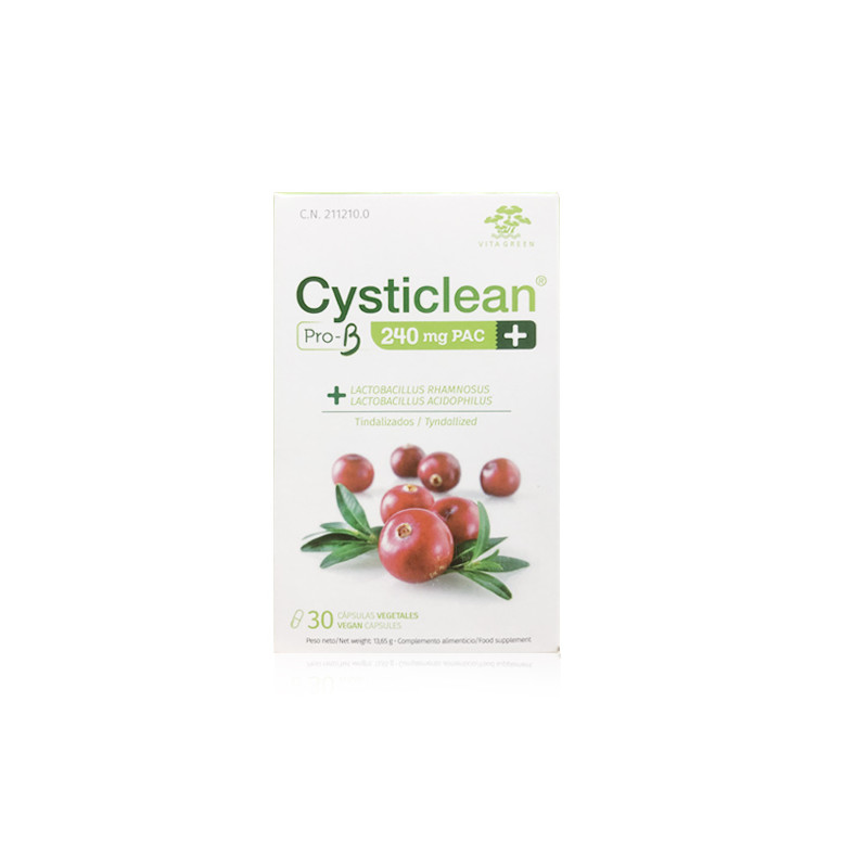 Cysticlean Pro-B 240mg PAC+ 30 Caps Vegetales