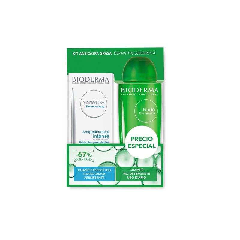 Bioderma Node DS+ Champu Anticaspa 125ml + Champu Fluido 400ml