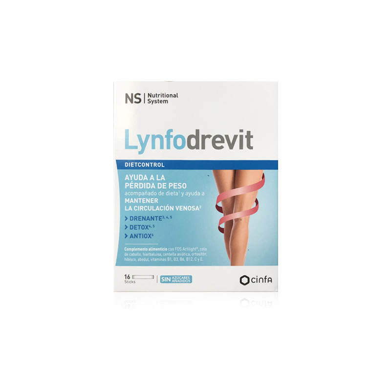 Nutritional System Dietcontrol Lynfodrevit 16 Sticks