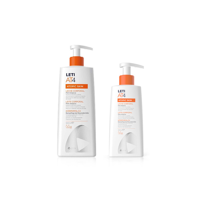 Leti AT4 Leche Corporal 500ml + Leche Corporal 250ml