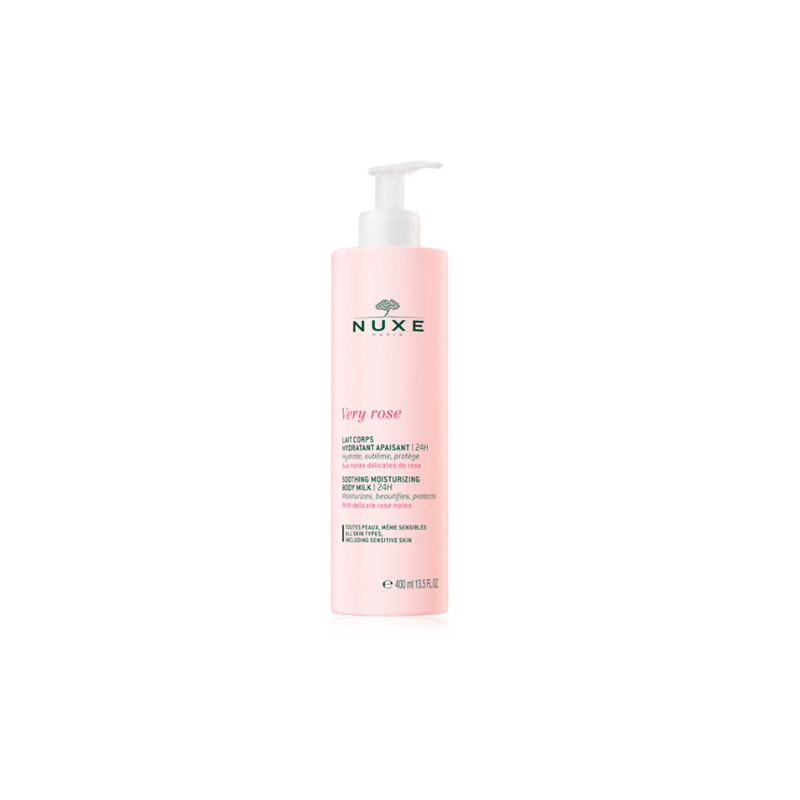 Nuxe Very Rose Leche Corporal Hidratante Calmante 400ml