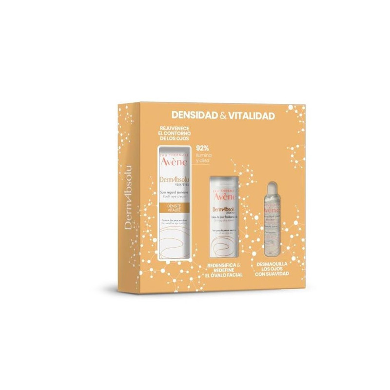 Avene Dermabsolu Contorno Ojos 15ml +Crema Dia 10ml +Desmaq 25ml