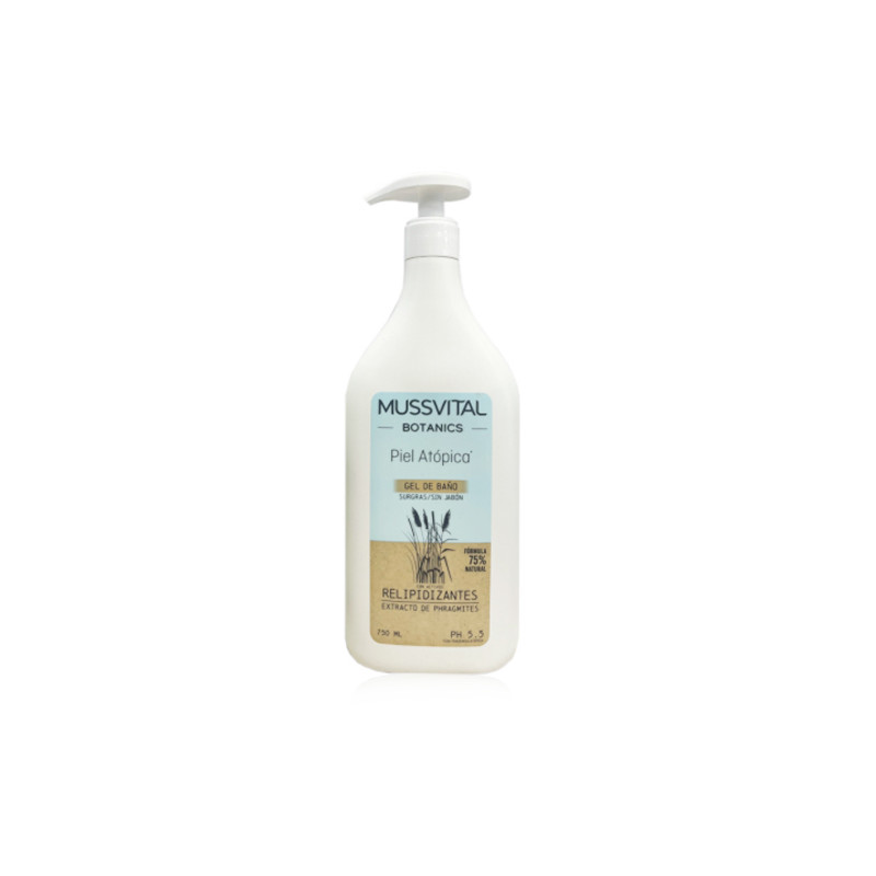 Mussvital Botanics Gel Baño Relipidizante Piel Atopica 750ml