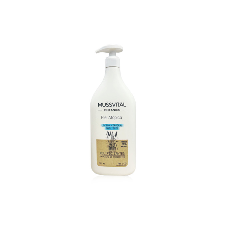 Mussvital Botanics Locion Corporal Emoliente Piel Atopica 750ml