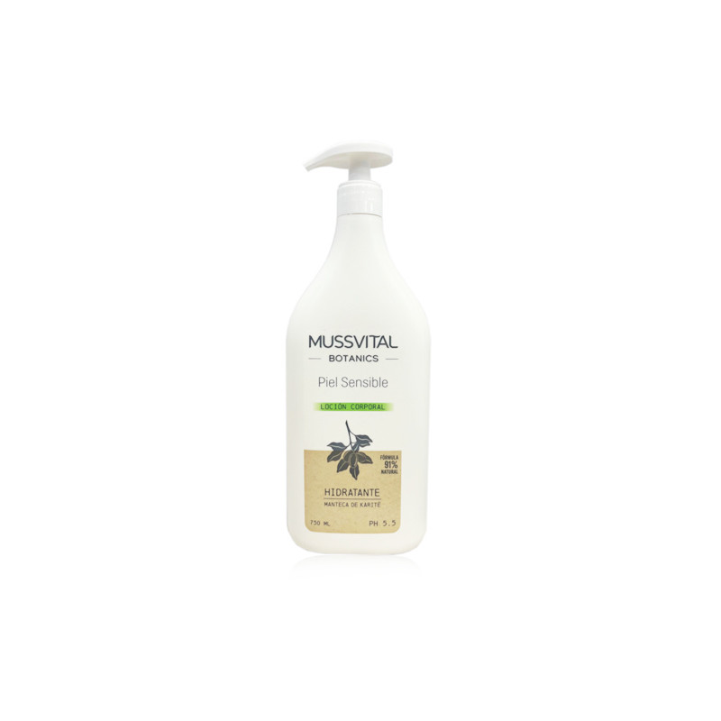 Mussvital Botanics Locion Corporal Hidratante Piel Sensible 750ml