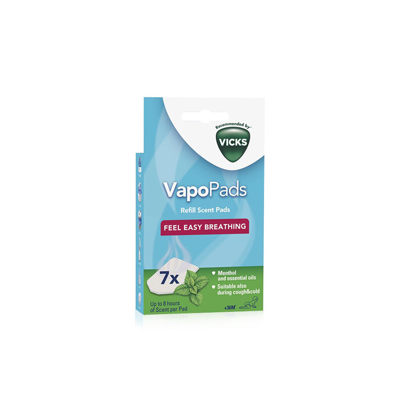 Vicks Vapopads Pastillas Recambio Mentol 7 Uds