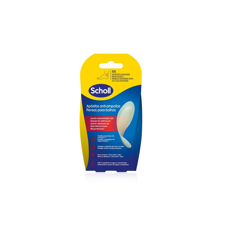 Scholl Apositos Anti-Ampollas Grandes Talon 5 Uds