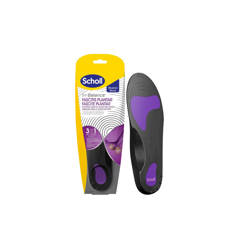 Scholl In-Balance Fascitis Plantar Plantilla Talla M 2Uds