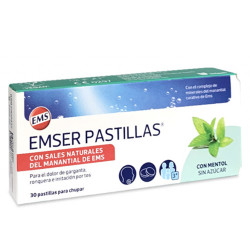 Emser Pastillas para Chupar con Mentol sin Azucar 30 Uds
