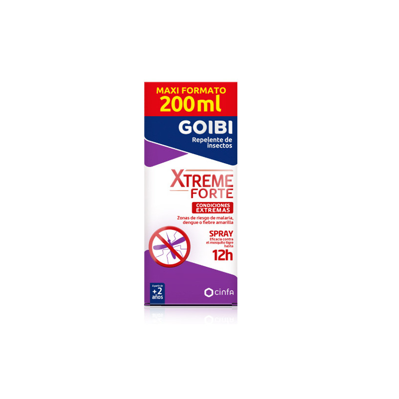 Goibi Repelente de Insectos Xtreme Forte Spray 200ml