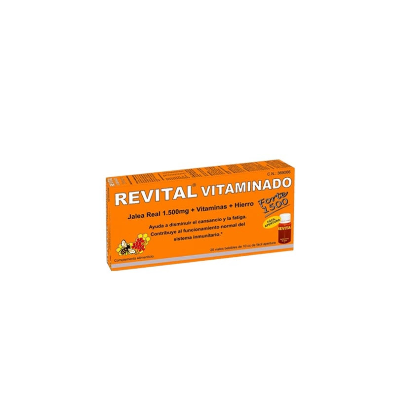 Revital Vitaminado Forte 1500mg 20 Ampollas