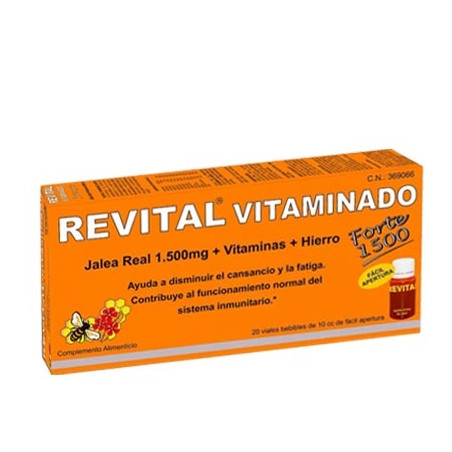 Revital Vitaminado Forte 1500mg 20 Ampollas