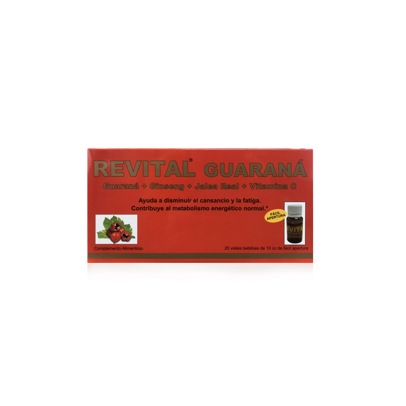 Revital Guarana Viales Bebibles 20 Uds