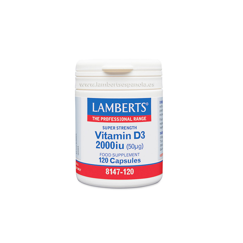 Lamberts Vitamina D3 2000 IU 120 Caps