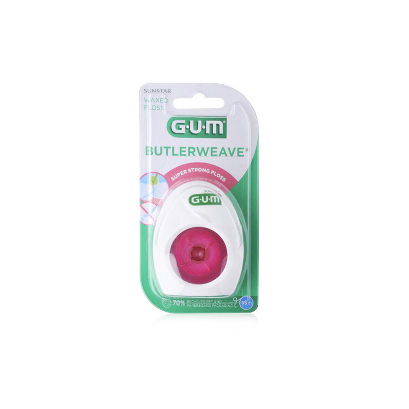 Gum Butlerweave Seda Dental con Cera 55m