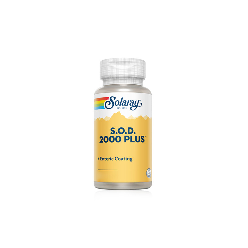 Solaray Enteric Coated S.O.D. 2000 Plus 100 Caps