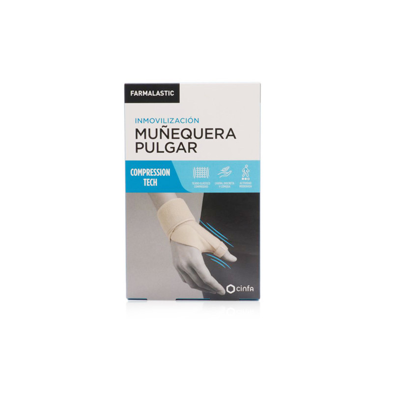 Farmalastic Inmovilizacion Muñequera Pulgar Beige T-2