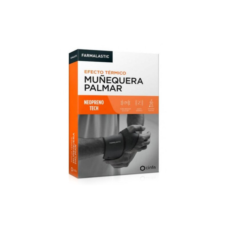 Farmalastic Muñequera Palmar Efecto Termico Neopreno Tech T-U