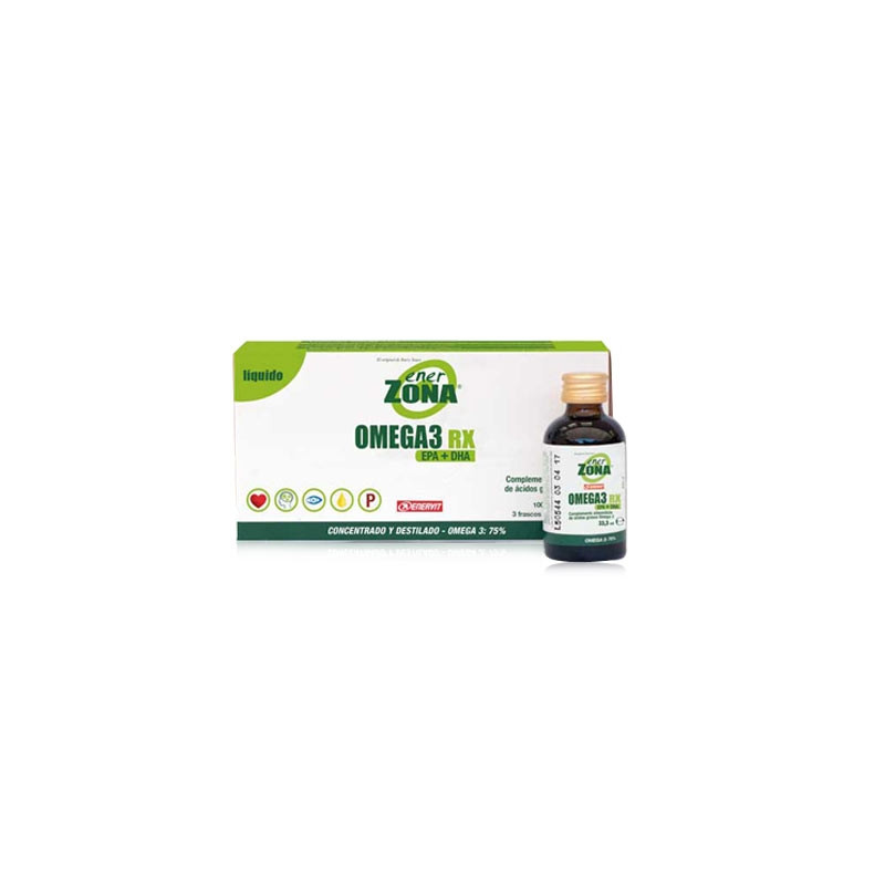 Enerzona Omega 3rx aceite de pescado liquido 33,3ml. 3uds