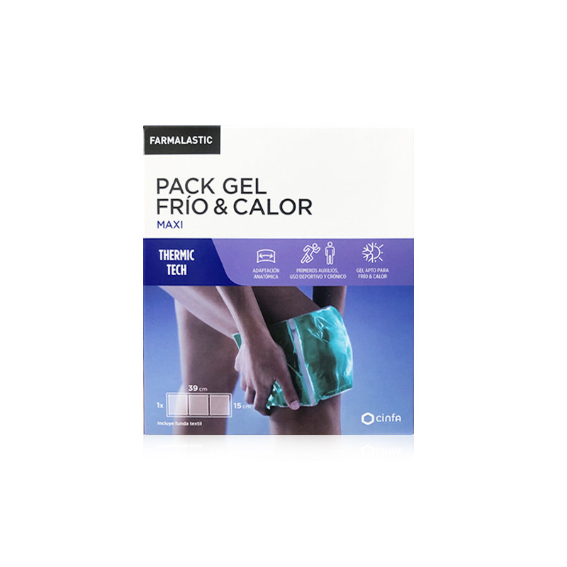 Farmalastic Pack Gel Frio y Calor Thermic Tech Maxi 39cm x 15cm