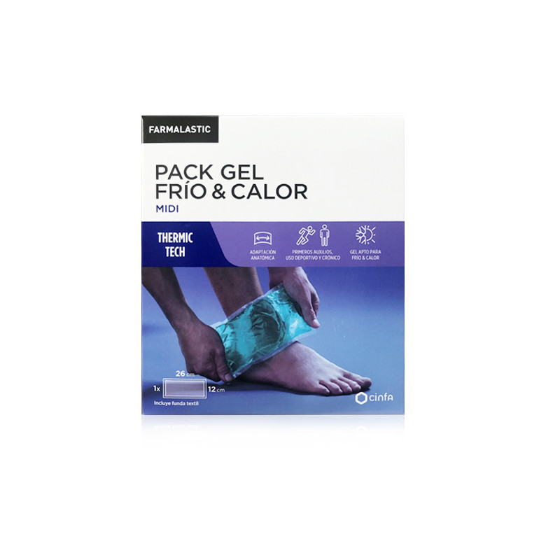 Farmalastic Pack Gel Frio y Calor Thermic Tech Midi 26cm x 12cm