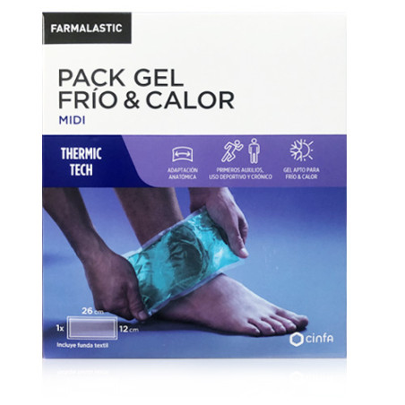 Farmalastic Pack Gel Frio y Calor Thermic Tech Midi 26cm x 12cm
