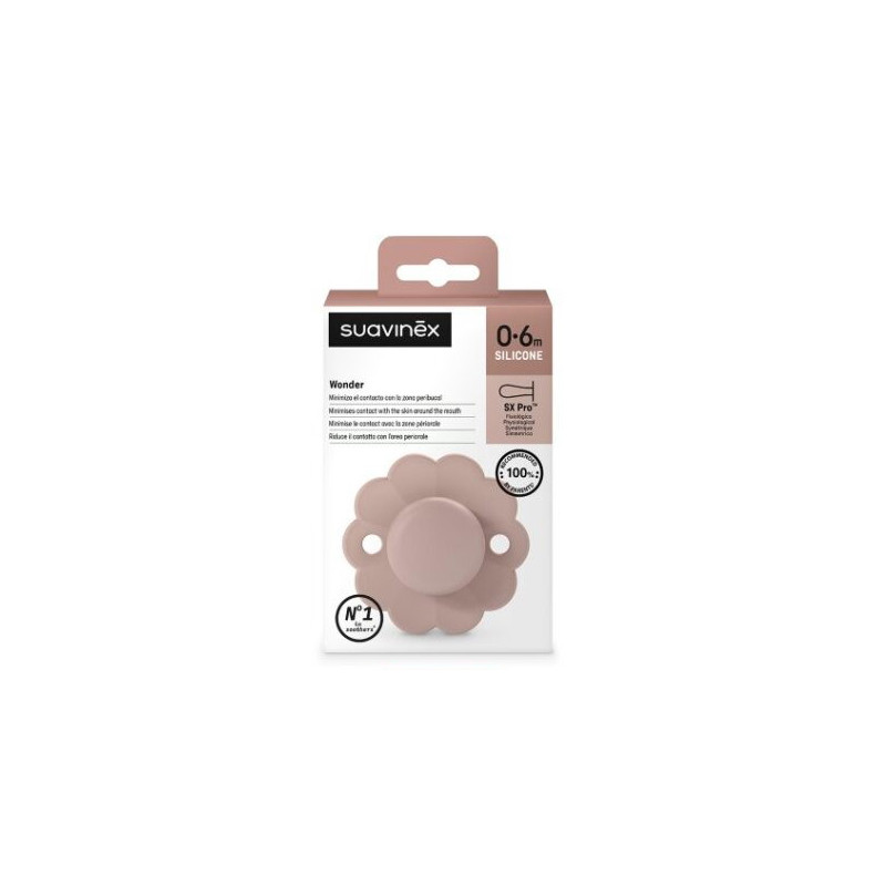 Suavinex Wonder Chupete Silicona Sx Pro Color Intenso 0-6m 1 Ud