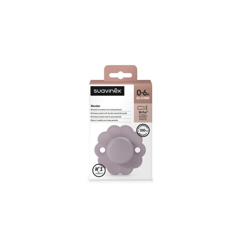 Suavinex Wonder Chupete Silicona Sx Pro Color Intenso 0-6m 1 Ud