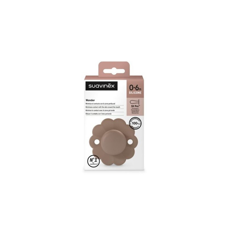 Suavinex Wonder Chupete Silicona Sx Pro Color Intenso 0-6m 1 Ud