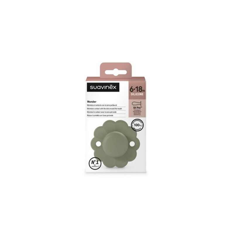 Suavinex Wonder Chupete Silicona Sx Pro Color Intenso 6-18m 1 Ud
