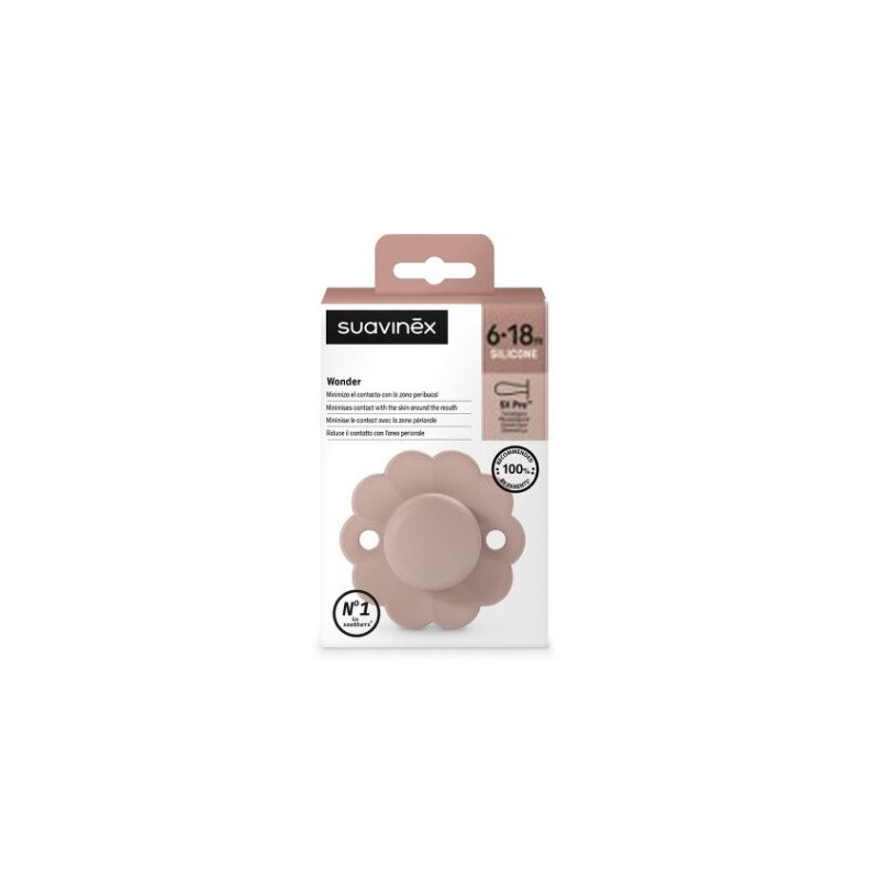 Suavinex Wonder Chupete Silicona Sx Pro Color Intenso 6-18m 1 Ud