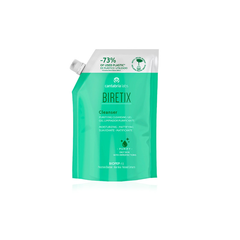 Biretix Cleanser Gel Limpiador Purificante Recarga 400ml