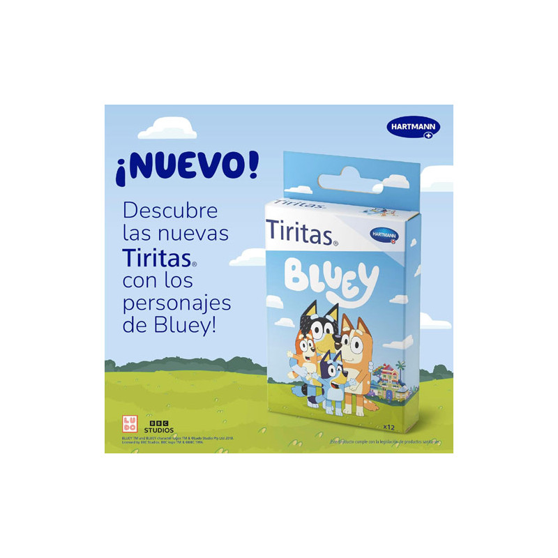 Hartmann Tiritas Infantiles Surtido Bluey 12Uds
