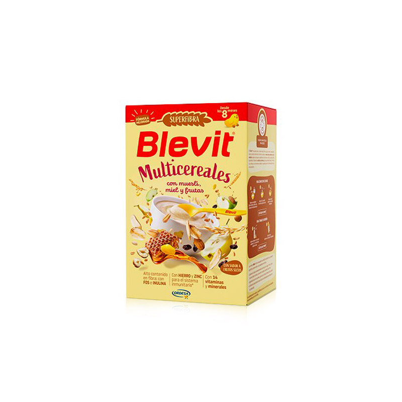 Blevit Superfibra Multicereales con Muesli Miel y Frutas 500gr