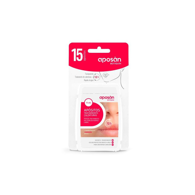 Aposan Botiquin Apositos Tratamiento Calenturas 15 Uds