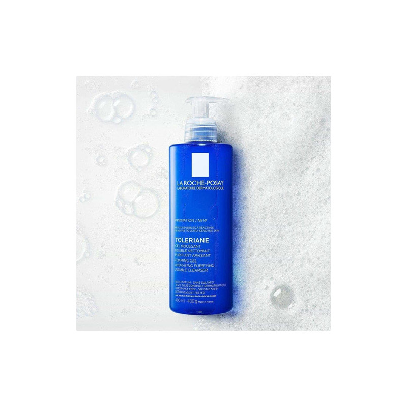 Toleriane Gel Espumoso Doble Limpiador 400ml. La Roche Posay