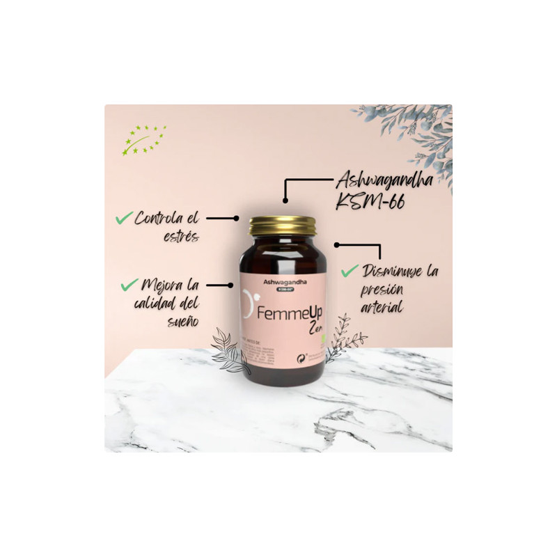 FemmeUp Zen Ashwagandha 60 Caps