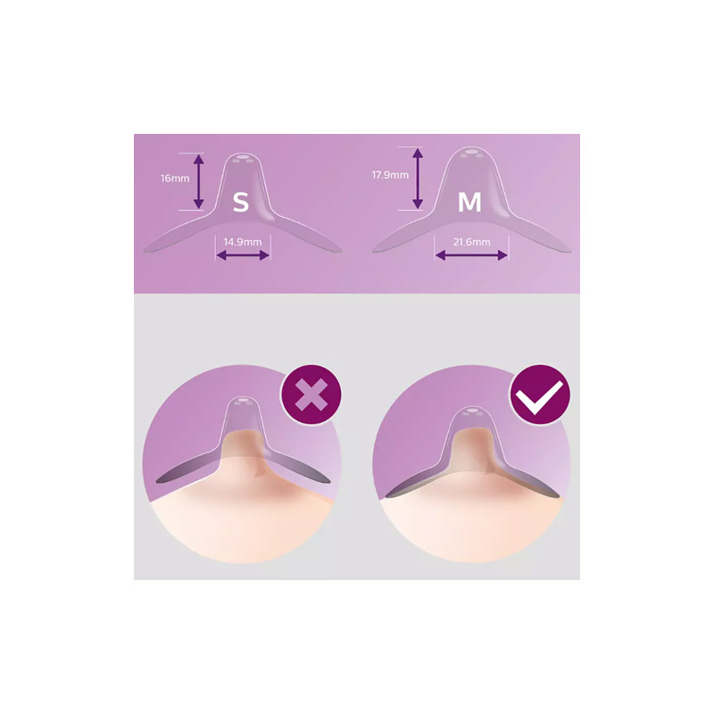 Avent Pezoneras Silicona Talla M 2 Uds