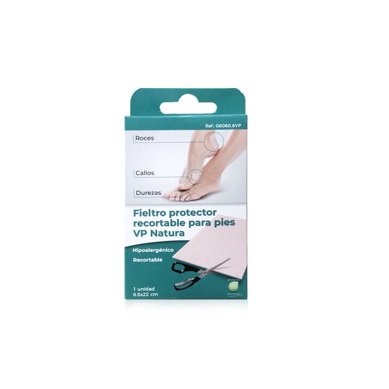 Vp Natura Fieltro Protector Recortable Pies 6,5x22cm 1 Ud