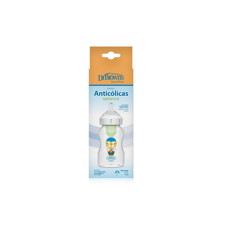 Dr Browns Anti-Colic Options+ Biberon Globo 3m+ 330ml