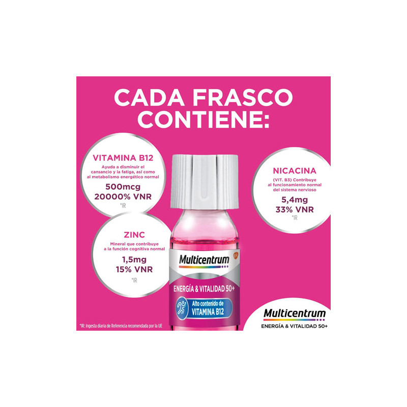 Multicentrum Energia y Vitalidad 50+ 30 Frascos - Farmacia en Casa Online