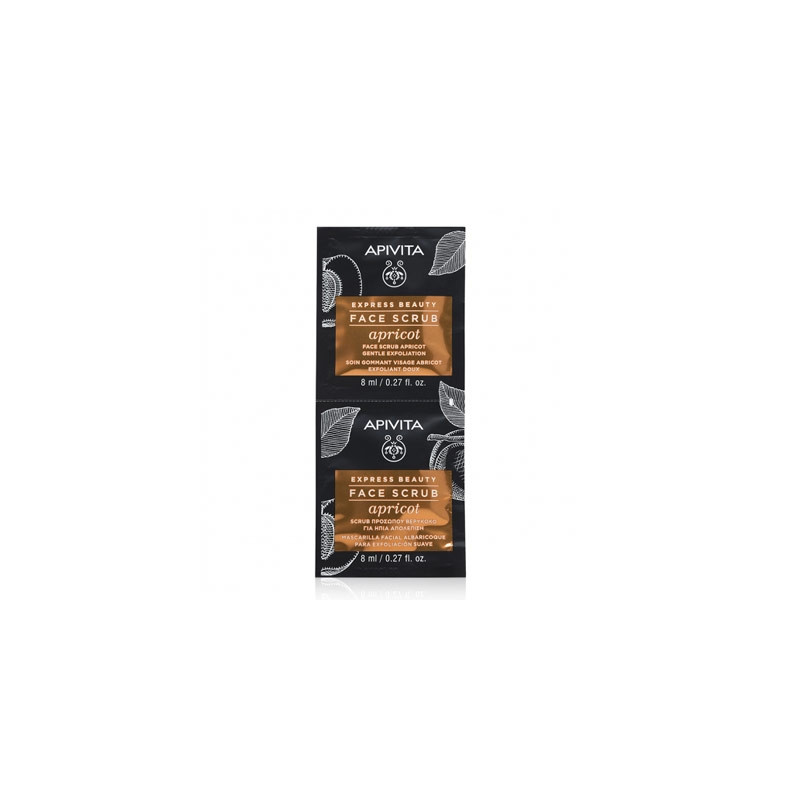 Apivita Express beauty gel exfoliacion albaricoque 2x8ml