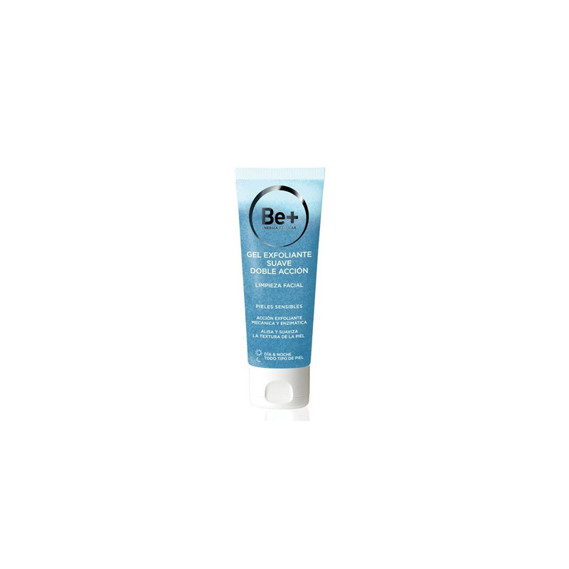 Be+ Gel Facial Exfoliante Suave Doble Accion 75ml