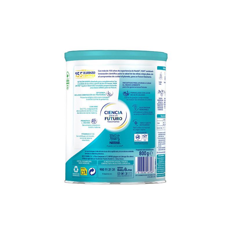 Nestle Nan Optipro 4 Leche Crecimiento 24m+ 800gr