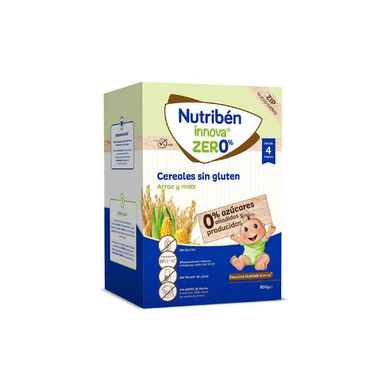 Nutriben Innova Zero Cereales sin Gluten 4m+ 500gr