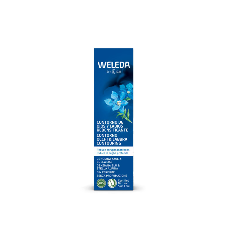 Weleda Contorno Ojos y Labios Redensificante Genciana Azul 10ml